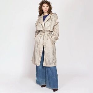 VTG 80’s Windsor Bay Trench Coat,Women, size 17/18(large?),old money,career
